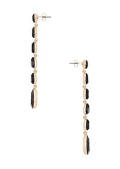 Ettika Black Drop Earrings