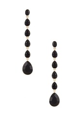 Ettika Black Drop Earrings