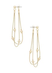 Ettika Bubble Snake Chain Earrings