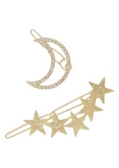 Ettika Celestial Set of 2 Barrettes