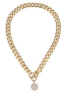 Ettika Crystal Disc Collar Necklace