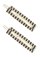 Ettika Cubic Zirconia 2-Pack Barrettes