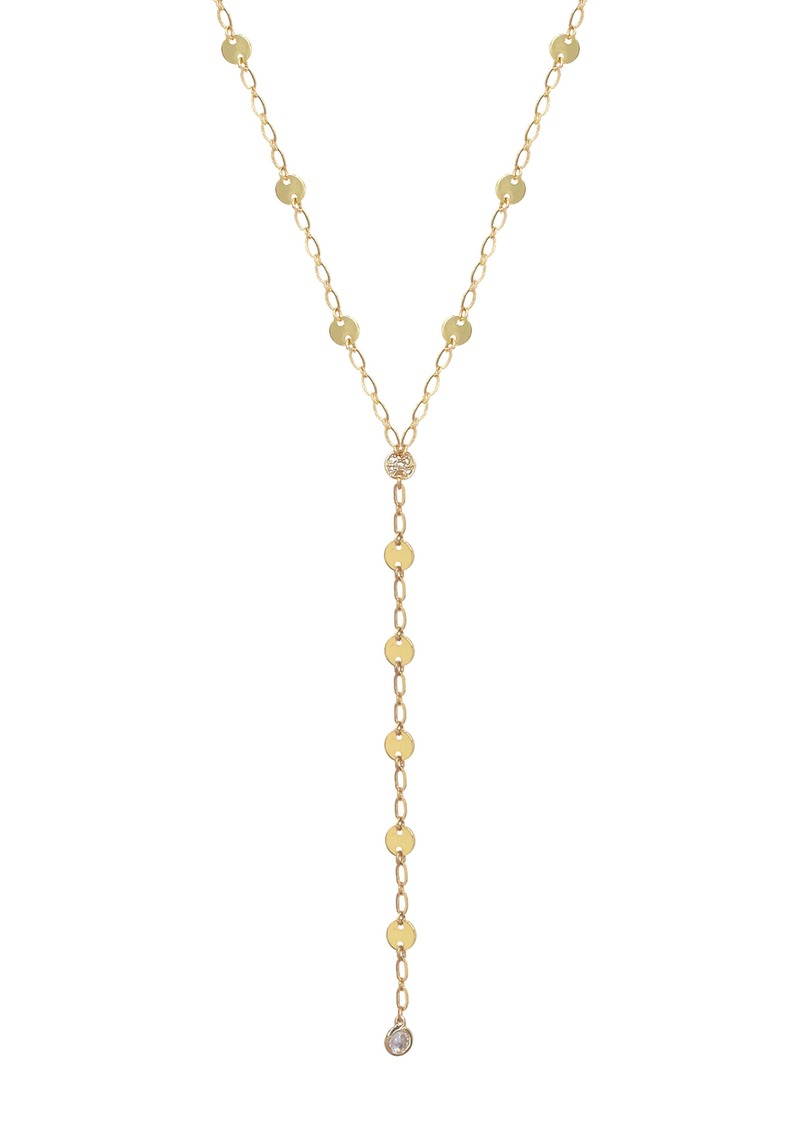 Ettika Disc Station Chain Y-Necklace in Gold at Nordstrom Rack