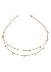 Ettika Double-Row Wire & Crystal Headband