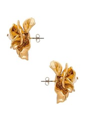 Ettika Flower And Pearl Earrings