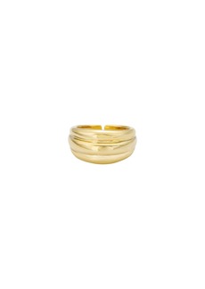 Ettika Gold Plated Dome Ring - Gold Plated