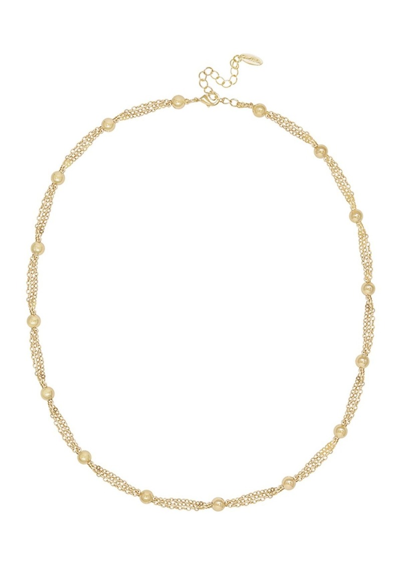 Ettika Gold Tone Multi Ball Chain Layered Necklace at Nordstrom Rack