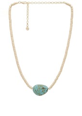 Ettika Liquid Gold And Turquoise Necklace