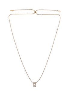 Ettika Minimal Glass 18K Gold Plated Adjustable Necklace - Gold