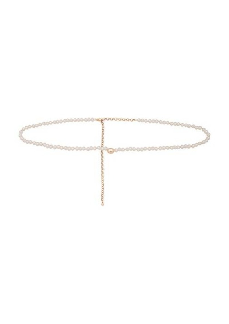 Ettika Polished Pebble Pearl Body Chain