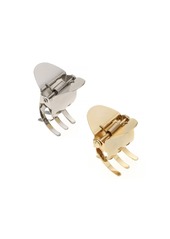Ettika Silver and Gold-Tone Hair Claw, Set of 2 - Gold