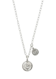 Ettika Simplicity Coin Chain Women's Necklace - Silver