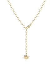 Ettika Starburst Lariat Necklace in Gold at Nordstrom