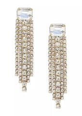 Ettika Formal Crystal Fringe 18K Gold-Plated Drop Earrings