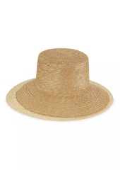 Eugenia Kim Annabelle Wide-Brim Straw Sun Hat