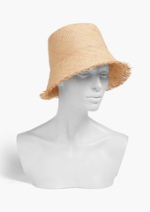 Eugenia Kim - Ramona frayed straw bucket hat - Neutral - ONESIZE