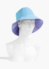 Eugenia Kim - Striped linen-blend organza bucket hat - Blue - ONESIZE