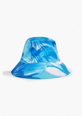 Eugenia Kim - Toby printed cotton-blend bucket hat - Blue - ONESIZE