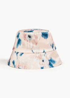 Eugenia Kim - Yuki floral-print satin bucket hat - Pink - ONESIZE