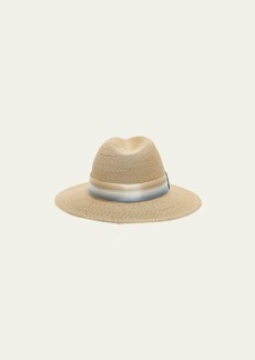 Eugenia Kim Courtney Hemp Fedora With Striped Band