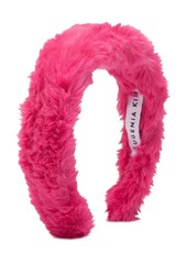 Eugenia Kim Dora Faux Fur Headband in Hot Pink at Nordstrom