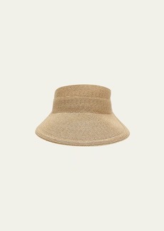 Eugenia Kim Ricky Braided Straw Visor