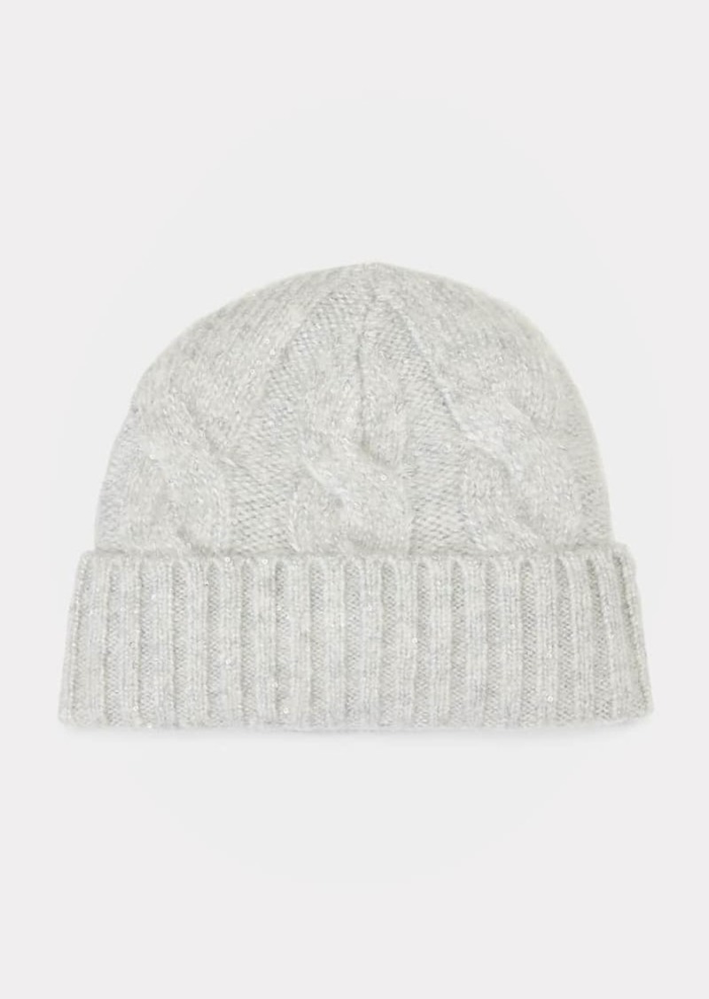 Eugenia Kim Roan Cable Knit Wool-Blend Beanie