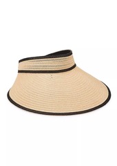 Eugenia Kim Trixie Woven Visor Hat