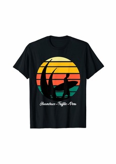 Express Surfing Vintage Huanchaco Beach Sunset T-Shirt