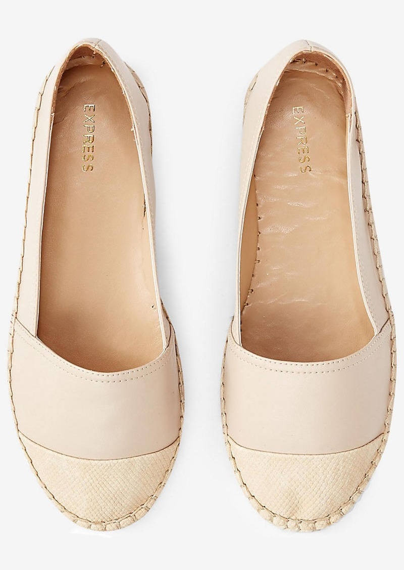 Express tan smooth sole espadrille | Shoes