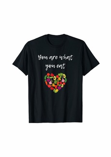 Express you are what you eat healthy food heart of vegetables T-Shirt