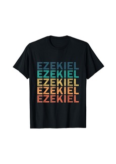 Ezekiel - Vintage Retro Ezekiel Name T-Shirt