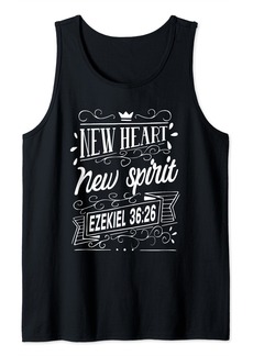 Ezekiel 36 26 New Heart New Spirit Tshirt Tank Top