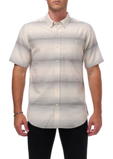 Ezekiel Deck Short Sleeve Cotton Button-Up Shirt in Bone at Nordstrom Rack