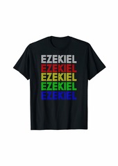 EZEKIEL Personalized First Name Retro Vintage Style T-Shirt