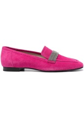 Fabiana Filippi 15mm slip-on suede loafers