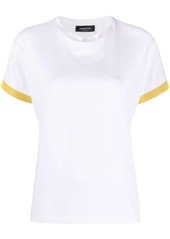 Fabiana Filippi bead-embellished cotton T-shirt