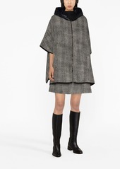 Fabiana Filippi Checked wool cape