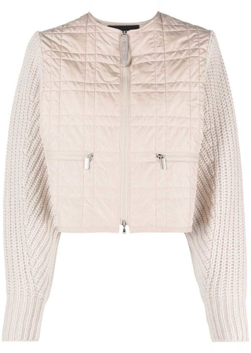 Fabiana Filippi contrast-sleeve bomber jacket