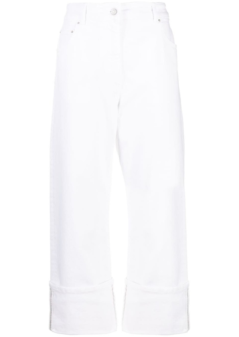 Fabiana Filippi cropped straigh-leg trousers