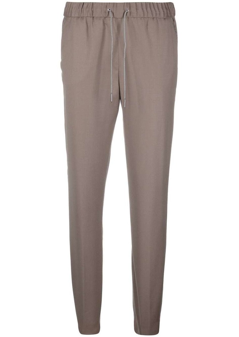 Fabiana Filippi drawstring tapered-leg trousers