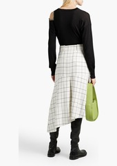 Fabiana Filippi - Cutout bead-embellished cashmere and silk-blend sweater - Black - IT 42