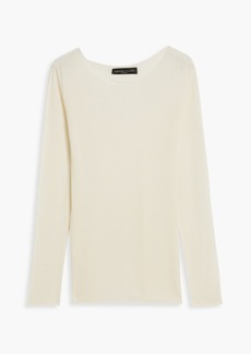 Fabiana Filippi - Cashmere and silk-blend sweater - White - IT 42