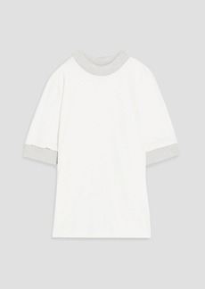 Fabiana Filippi - Cotton-blend jersey top - White - IT 46