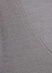 Fabiana Filippi - Fringed cashmere and silk-blend sweater - Gray - IT 38
