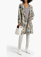 Fabiana Filippi - Fringed cashmere and silk-blend sweater - Gray - IT 38