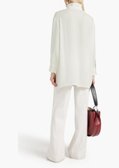 Fabiana Filippi - Silk-blend crepe blouse - White - IT 42