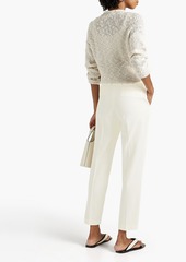 Fabiana Filippi - Wool-twill slim-leg pants - White - IT 46