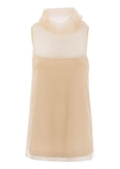 FABIANA FILIPPI Jersey top with tulle