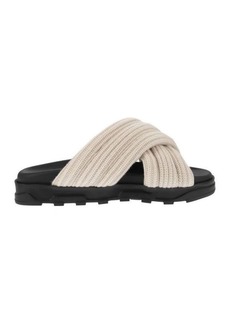 FABIANA FILIPPI Sandal with merino wool bands